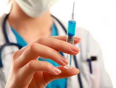 Injections from prostatitis