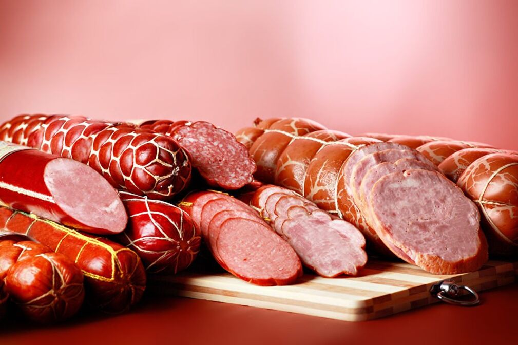 sausages as a forbidden food for prostatitis