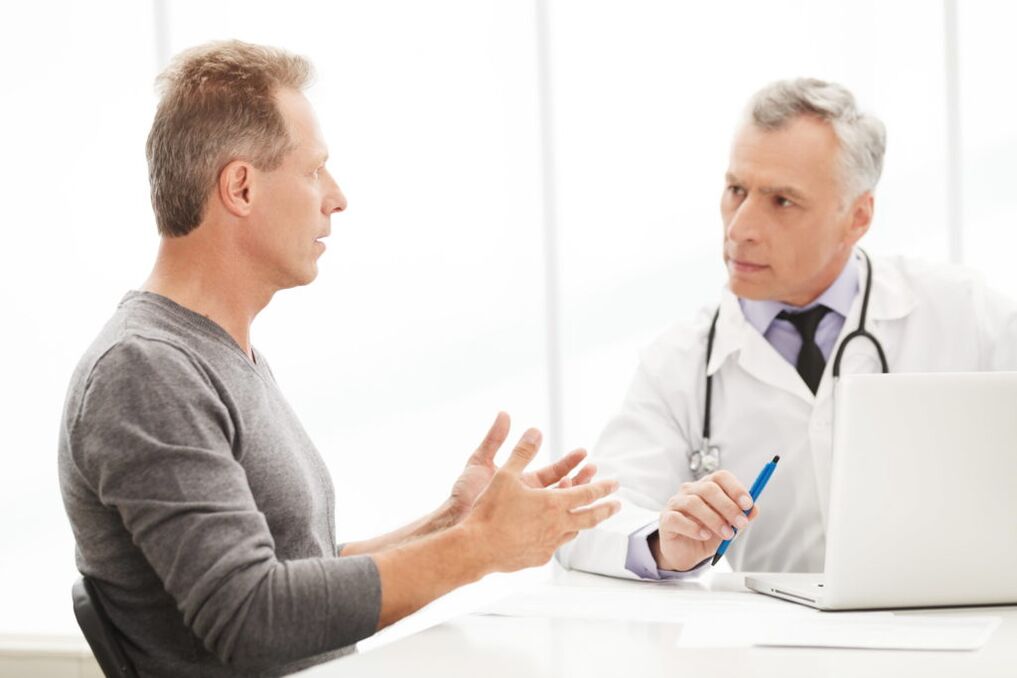 Seeing a doctor for prostatitis